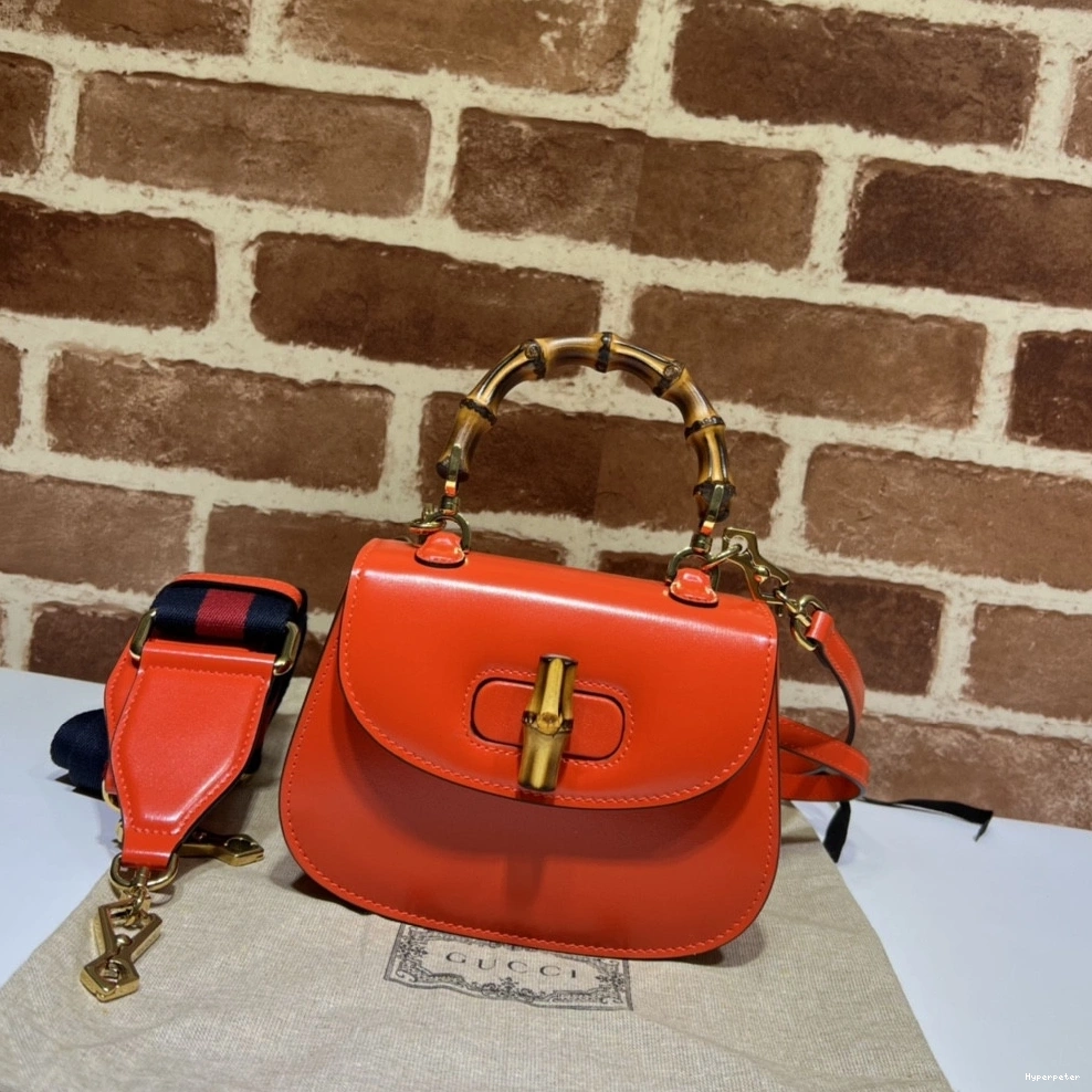 Hyperpeter bag with Bamboo handle top GUCCI Mini 0711